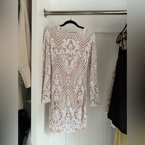 Elegant White Lace Dress